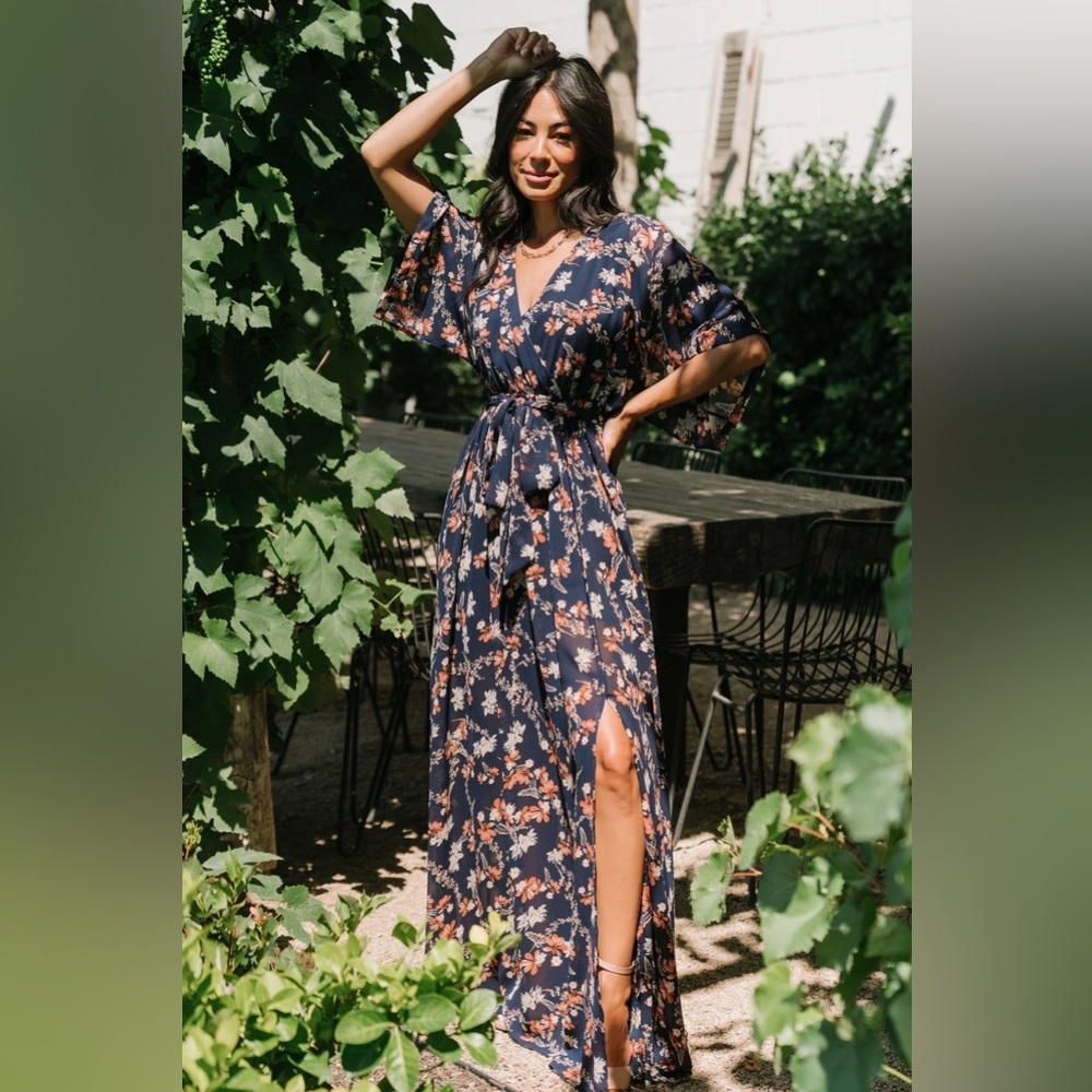 Kia Kimono Maxi Dress Baltic Born